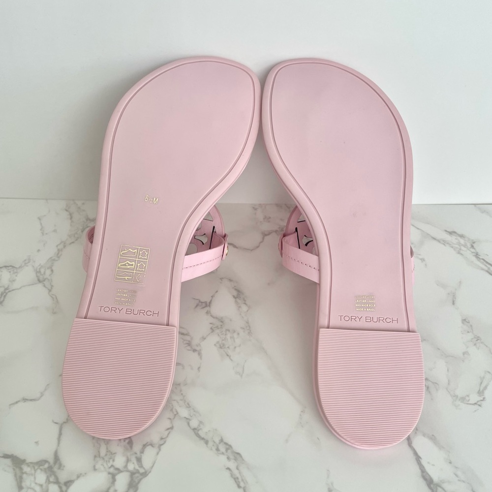 ❌❌SOLD❌❌ New Limited Edition Tory Burch Patent Leather Miller Sandals Size 8.5 - Picture 8 of 9